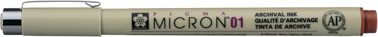 Pigma Micron Pen Brown #01
