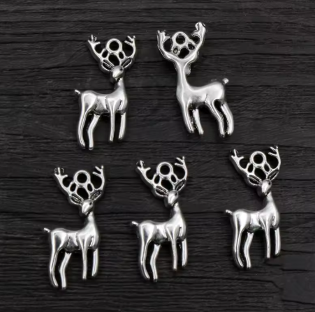 Reindeer Charm 27mm x 18mm