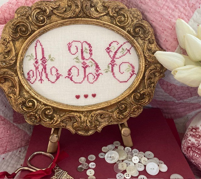 Renee’s French Alphabet - Cross Stitch Chart by JBW DESIGNS