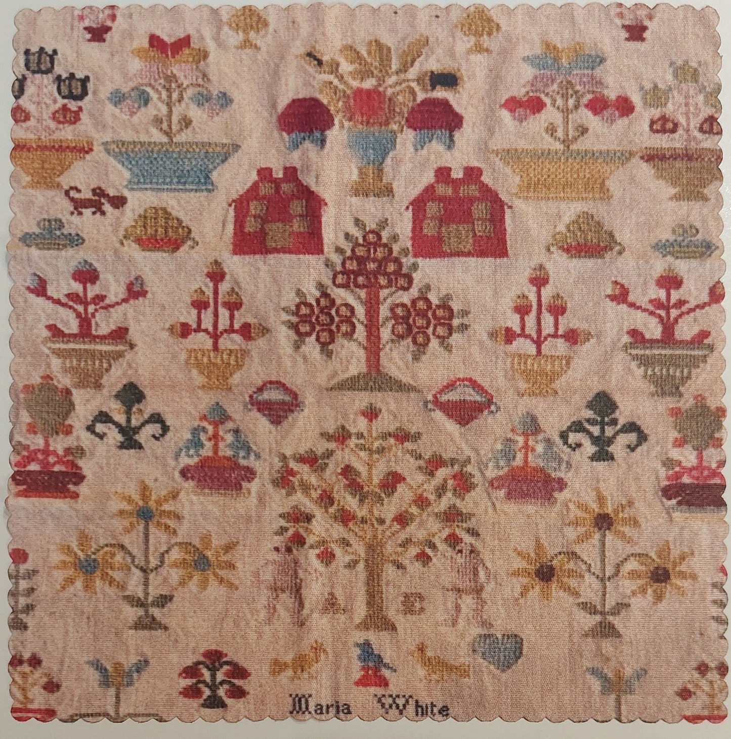Maria White Microfiber Cloth