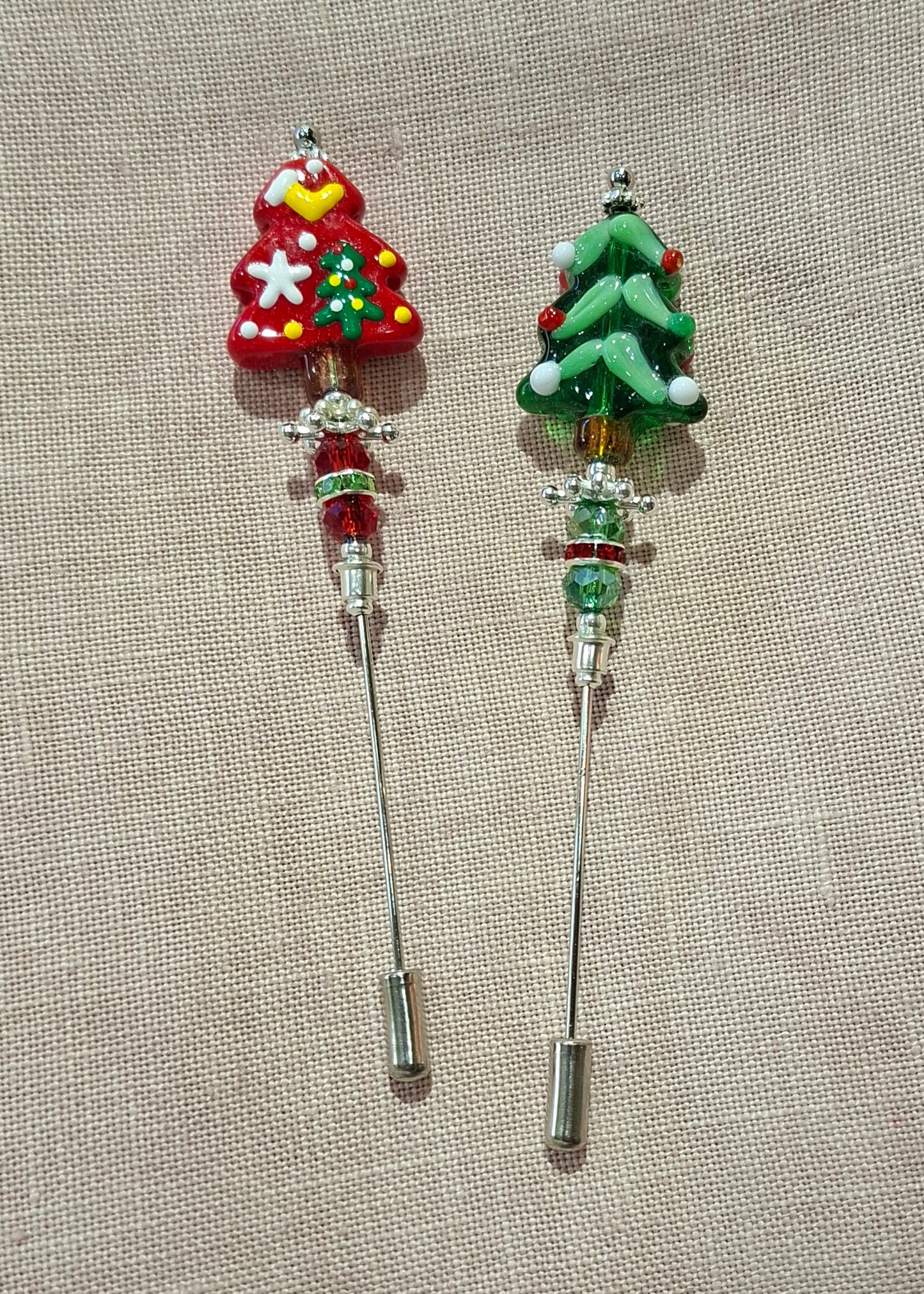Christmas Tree Pin by Minnie McBean