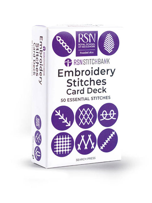 RSN STITCH BANK: EMBROIDERY STITCHES CARD DECK