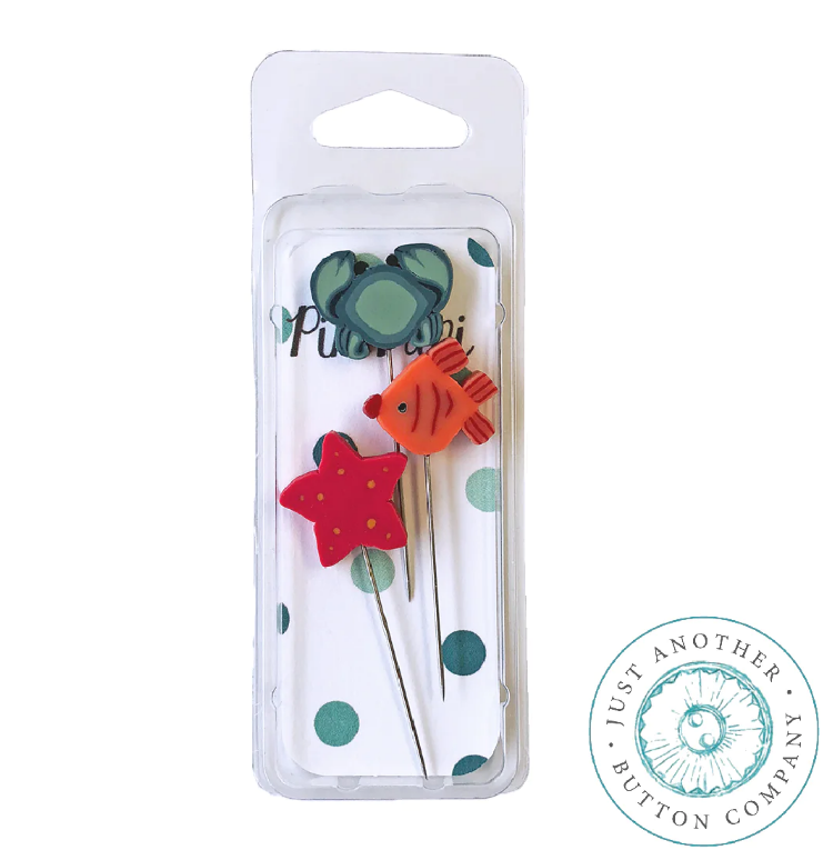 Sea Friends Mini Pin Pack Set of 3