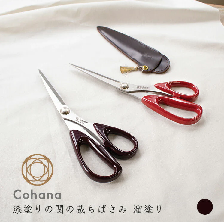 Cohana Seki Sewing Shears with Lacquered Handles