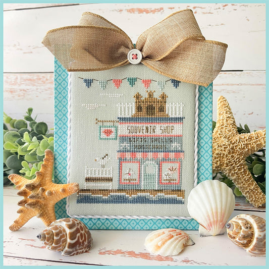 Beach Boardwalk #5 Souvenir Shop- Cross Stitch Pattern by Country Cottage Needleworks