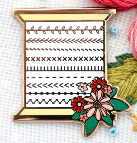 Stitchy Spool Needle Minder by Flamingo Toes