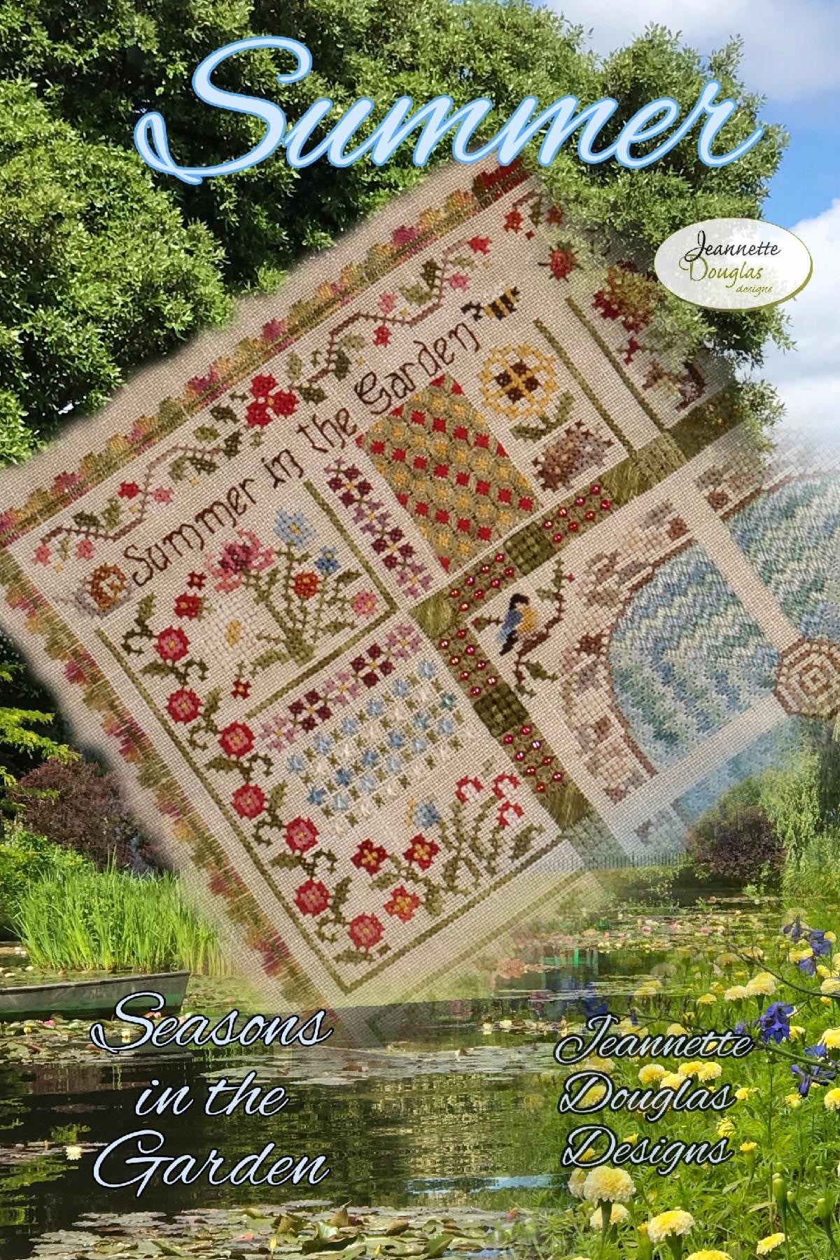 SEASONS IN THE GARDEN - Cross Stitch Pattern by Jeannette Douglas PREORDER