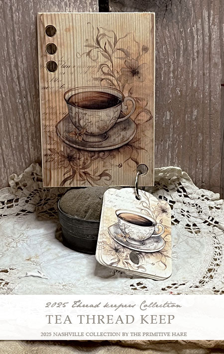 Tea SMART thread keep - by The Primitive Hare PREORDER
