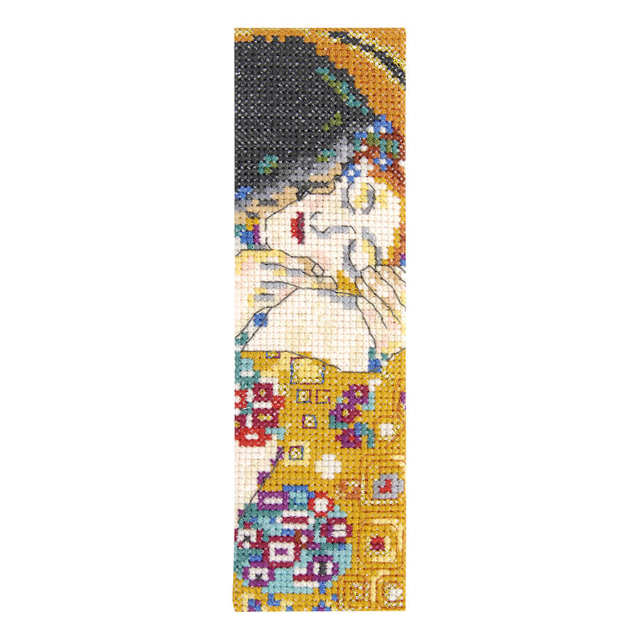 DMC Cross Stitch Bookmark Kit - The Kiss