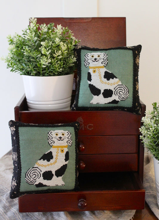 Wally Dogs - Staffordshire Spaniels - Cross Stitch Chart by Cosford Rise