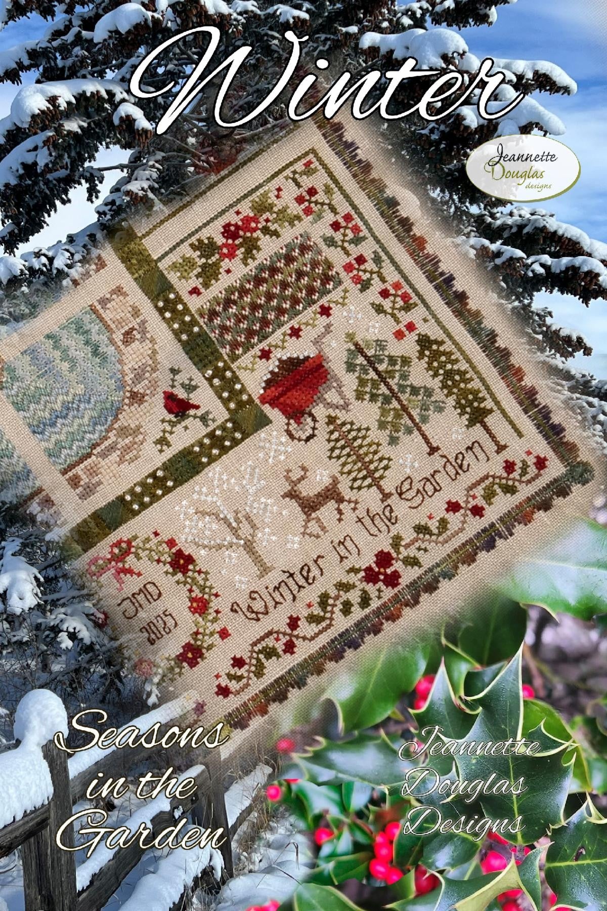 SEASONS IN THE GARDEN - Cross Stitch Pattern by Jeannette Douglas