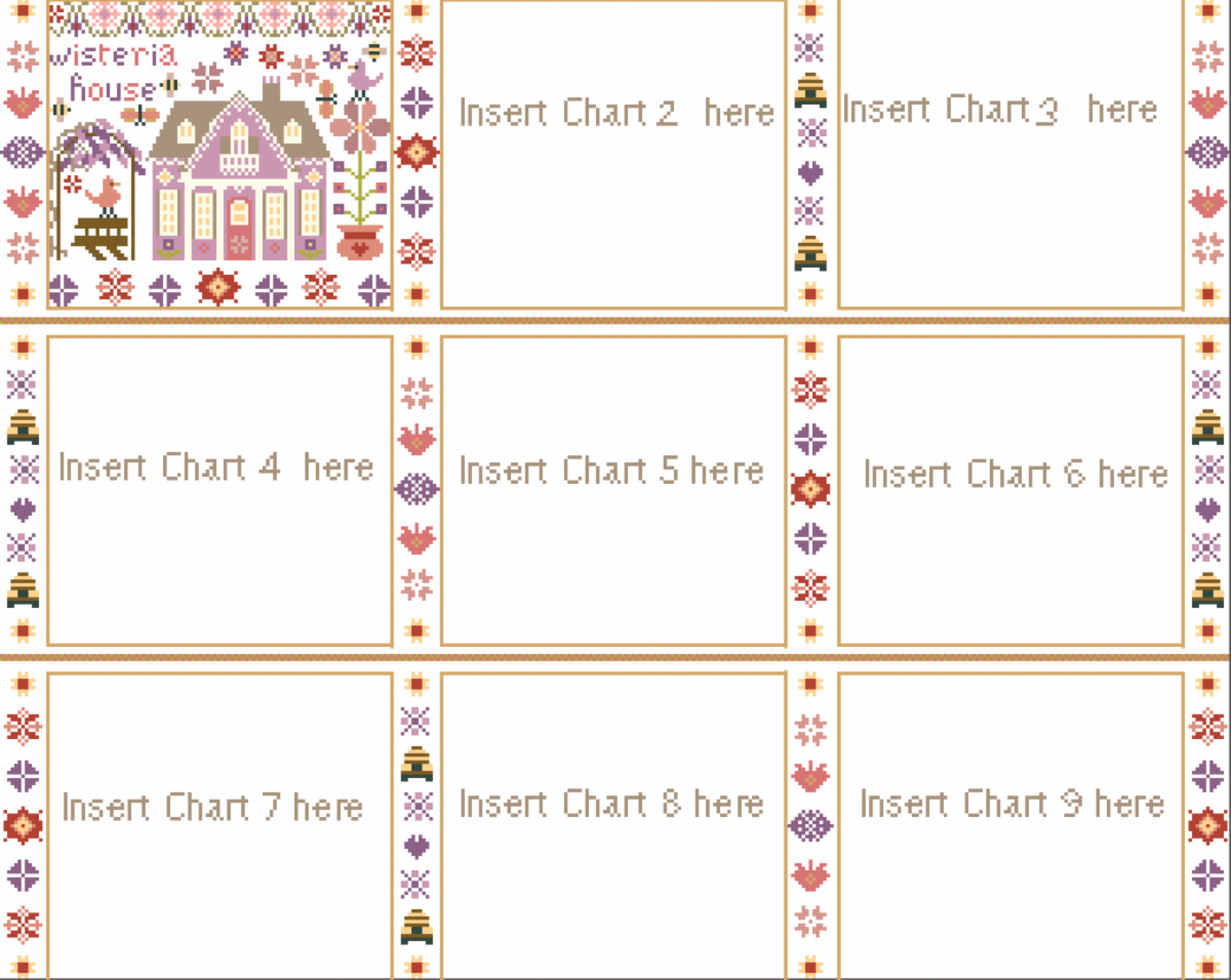 Cappucino House - Cross Stitch Pattern by Pansy Patch