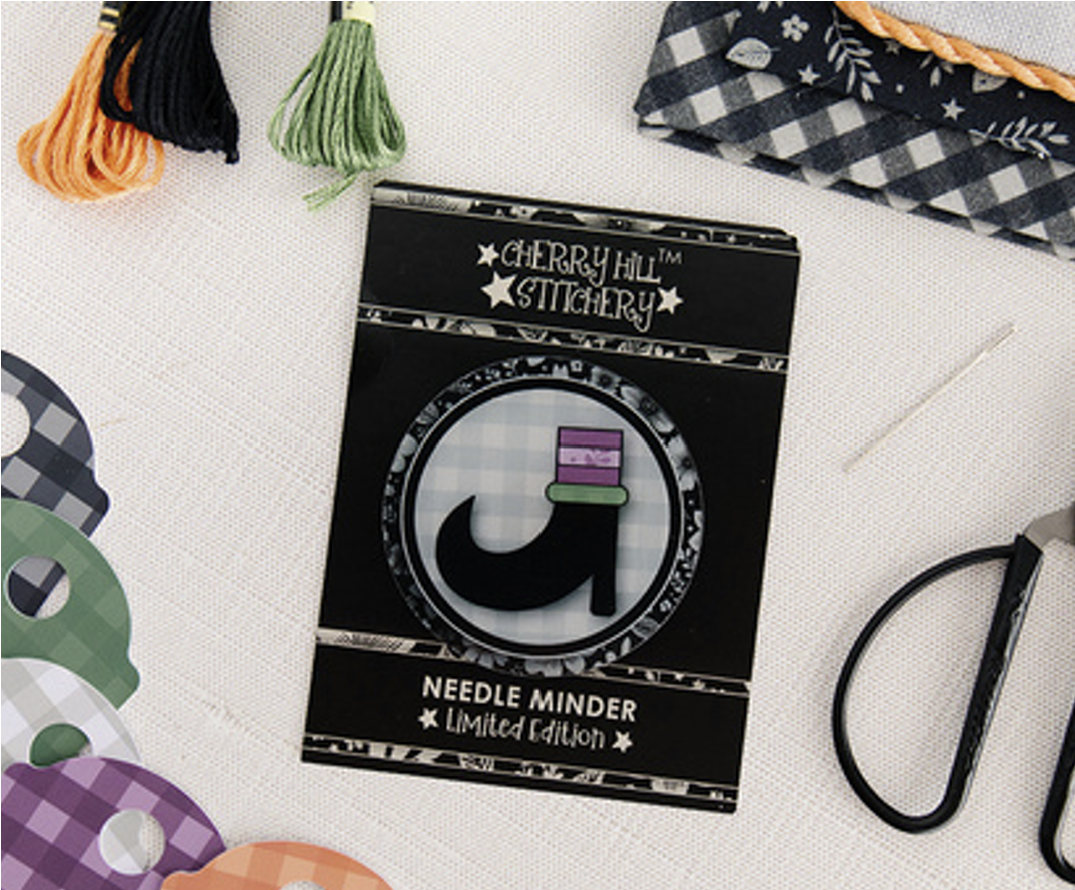 Witch Shoe Needle Minder by Cherry Hill Stitchery