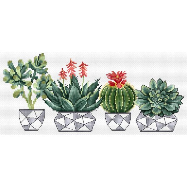 Succulent Cross Stitch