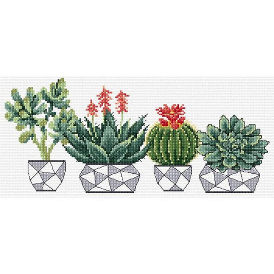 Succulent Cross Stitch
