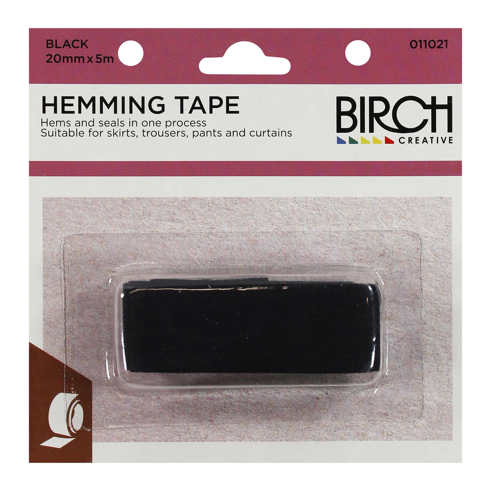 Iron on Hemming Tape in Black – A Stitch in Time