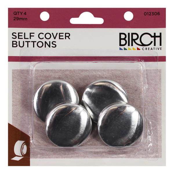 Self Cover Buttons 29mm