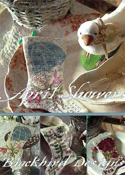 April Showers - Cross Stitch Pattern by Blackbird Designs