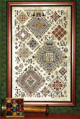 Quaker Diamonds - Cross Stitch Pattern by Rosewood Manor