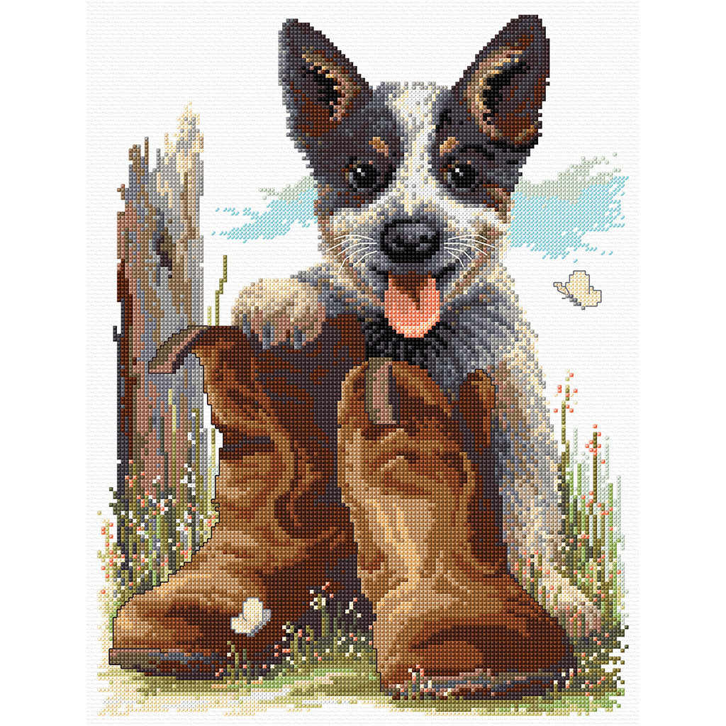Blueys Boots - Cross Stitch Chart
