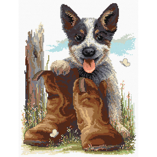 Blueys Boots - Cross Stitch Chart