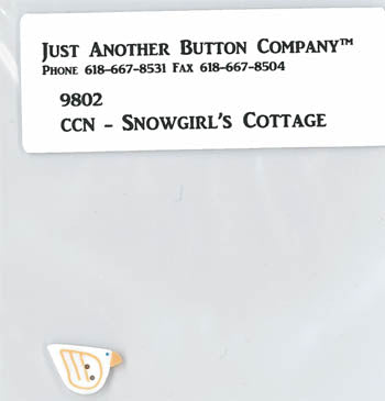 Frosty Forest #07 - Snowgirl's Cottage by Country Cottage Needleworks