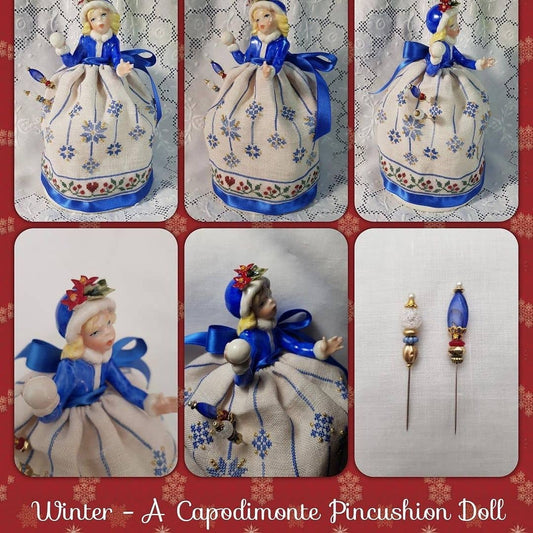 Winter A Capodimonte Pincushion Doll Pattern