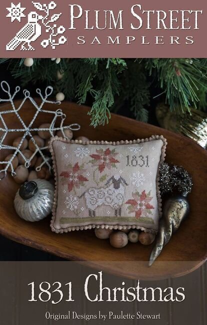 1831 Christmas - Cross Stitch Pattern by Plum Street Samplers