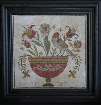 Fraktur Flowers - Cross Stitch Pattern by La-D-Da
