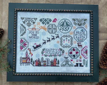 Holiday Quaker - Cross Stitch Chart by Lila's Studio
