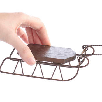 Sled Ornaments by Foxwood Crossing