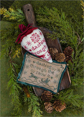 Jingle Bells - The Caroling Berries Cross stitch pattern by Erica Michaels