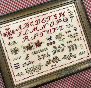 Black Dog Sampler - Cross Stitch Pattern by The Scarlett House