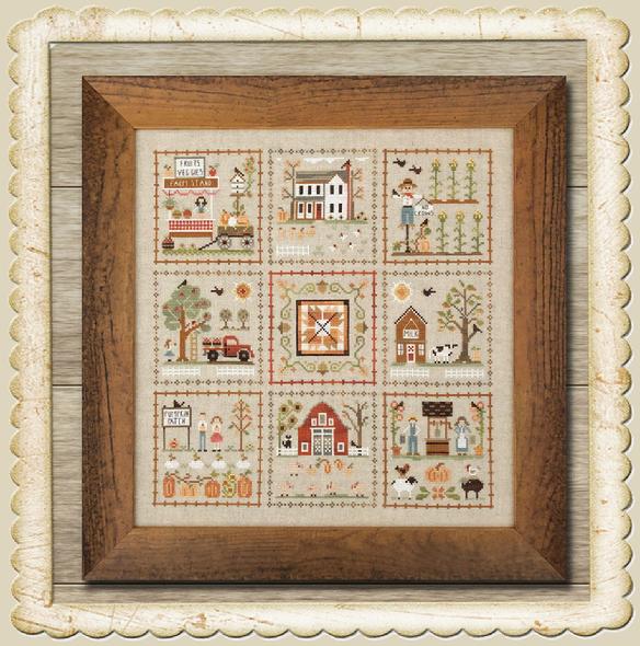 FALL ON THE FARM Part 1 Farm Fresh - Cross Stitch Pattern by Little House Needleworks