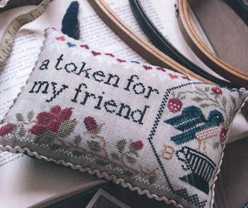 Sewn In Friendship Heartstring Samplery- Cross Stitch Pattern by Heartstring Samplery