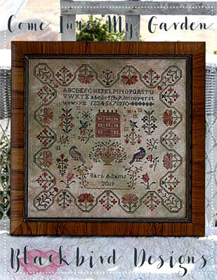 Come into My Garden - Cross Stitch Chart by Blackbird Designs