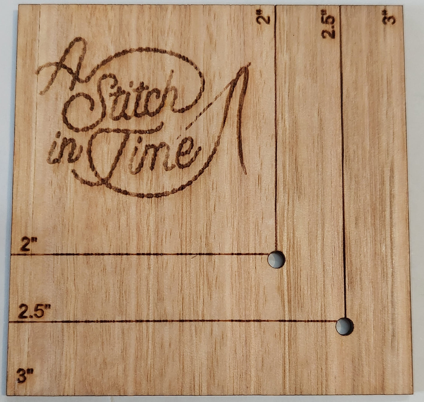 Cross Stitch Corner Gauge - Timber