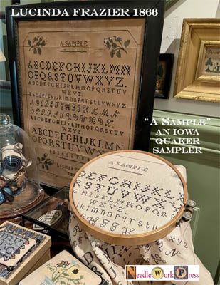 Lucinda Frazier 1866 - Reproduction Sampler by Needlework Press