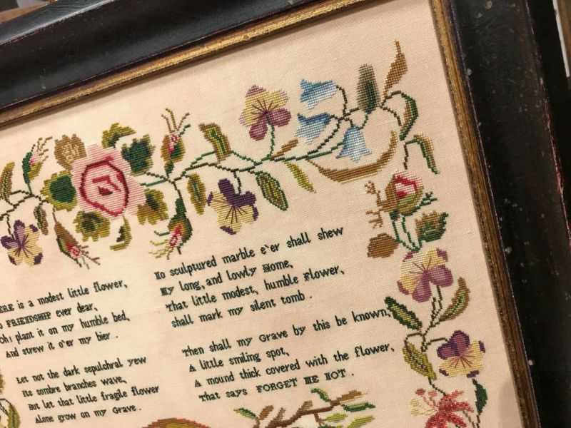 Eliza bell Cox 1832 ~ Reproduction Sampler by Hands Across the Sea Samplers