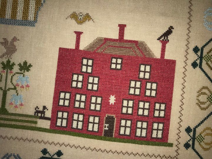 Hannah Gaskell 1823 ~ Reproduction Sampler Pattern by Hands Across the Sea Samplers