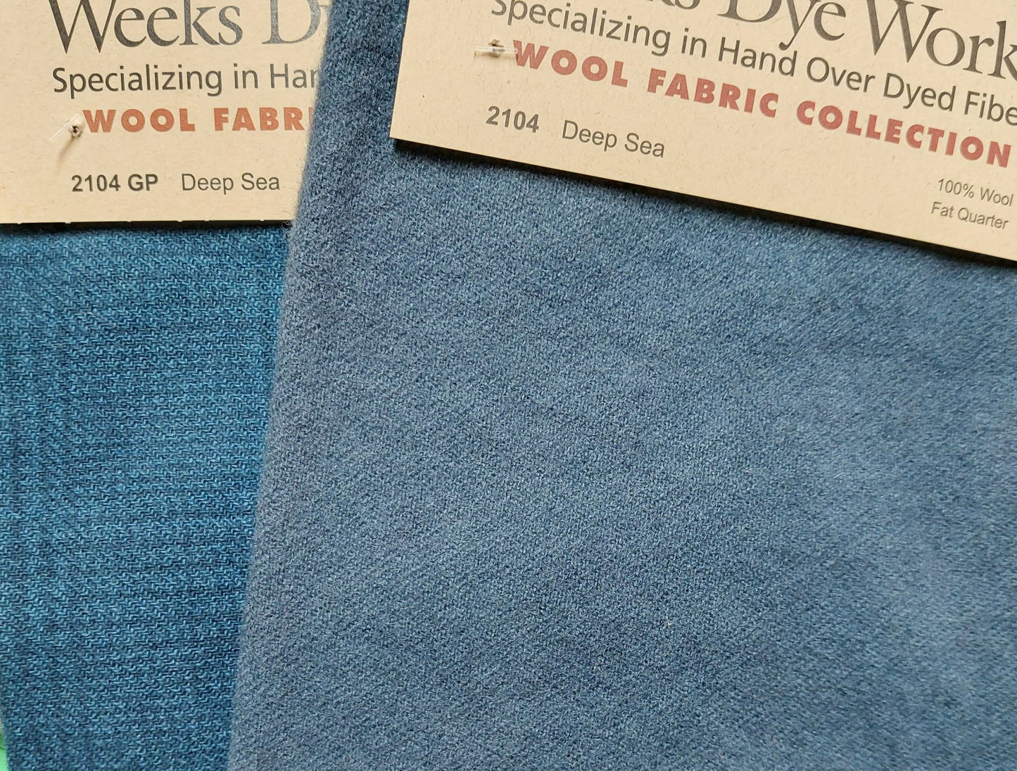 Weeks Dye Works Felted Wool - Deep Sea