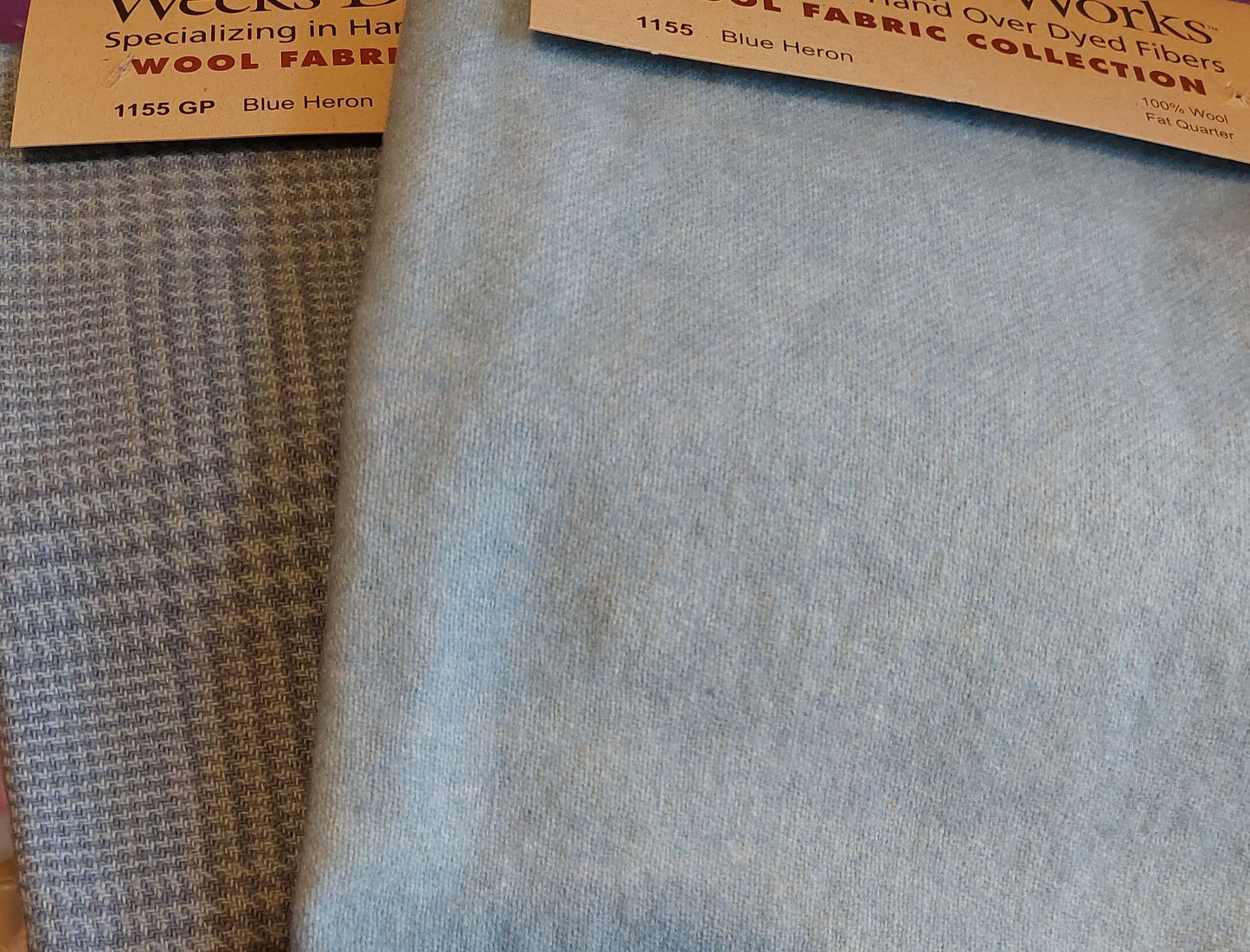 Weeks Dye Works Felted Wool - Blue Heron