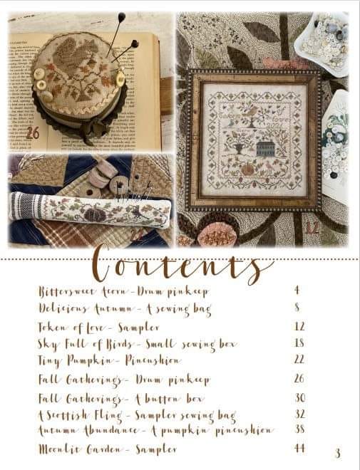 When the Leaves Fall - Cross Stitch Book 10 designs by Blackbird Designs