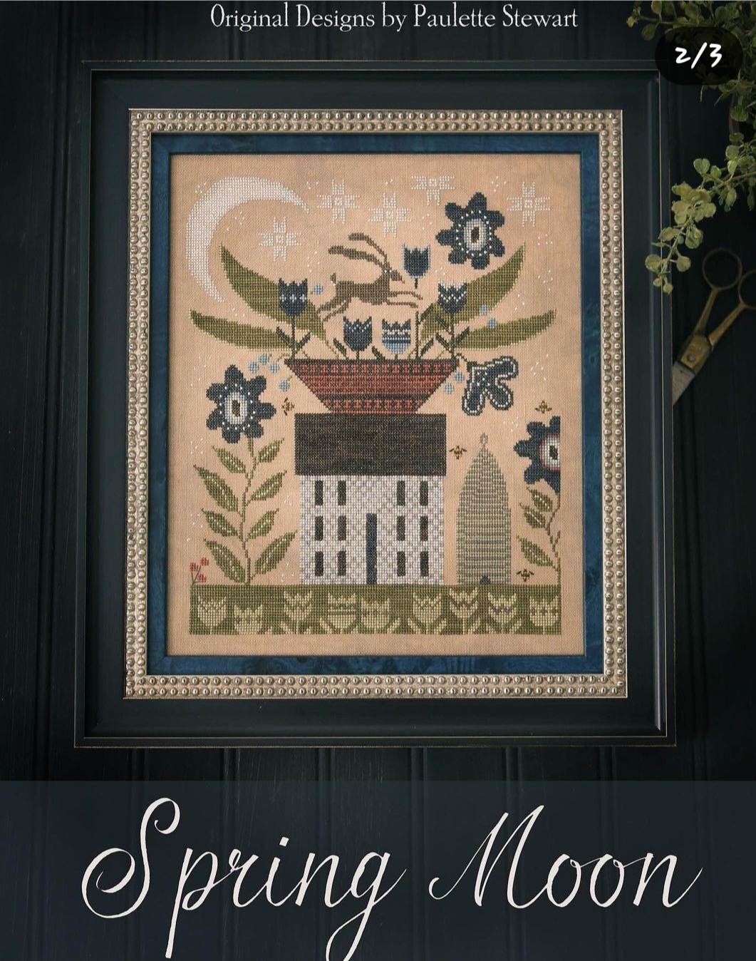 Spring Moon - Cross Stitch Pattern by Plum Street Samplers