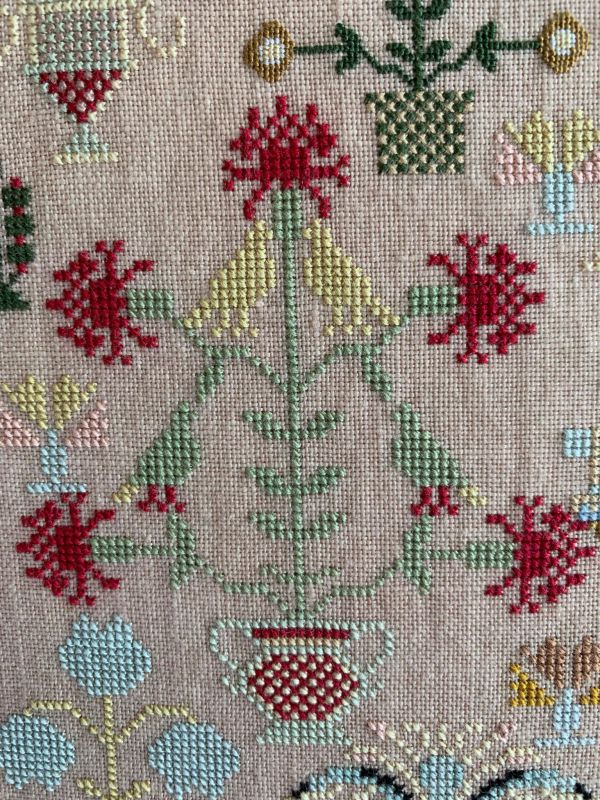 Jane Bannister 1855 ~ Reproduction Sampler Pattern by Hands Across the Sea Samplers