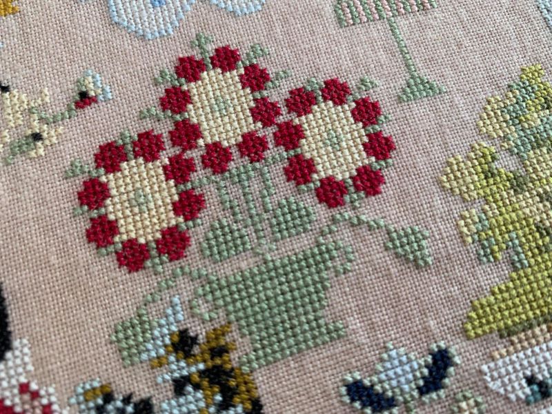 Jane Bannister 1855 ~ Reproduction Sampler Pattern by Hands Across the Sea Samplers
