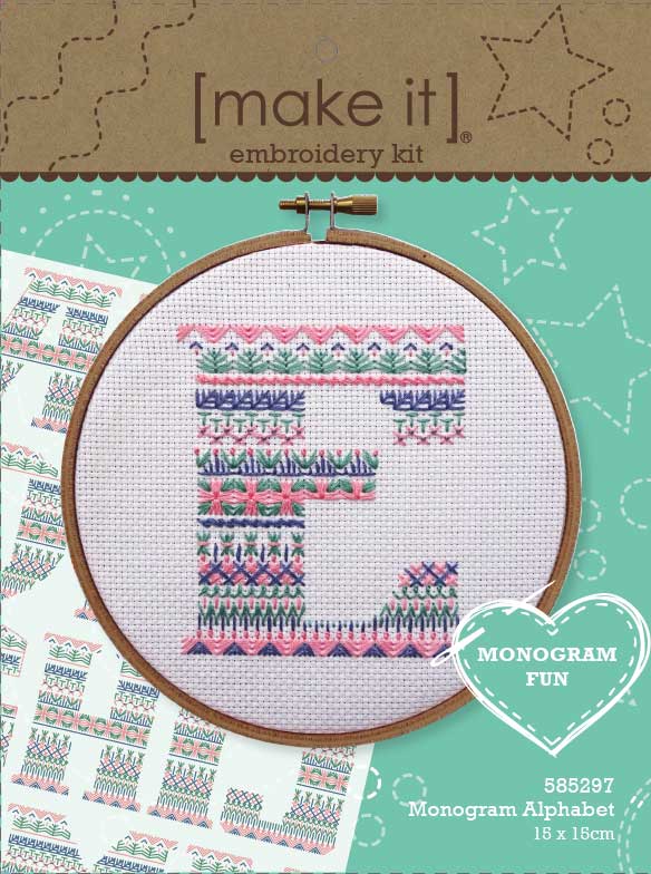 Monogram Alphabet - Cross Stitch Kit
