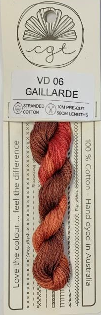 Cottage Garden Threads - Feathers & Petals Range VD