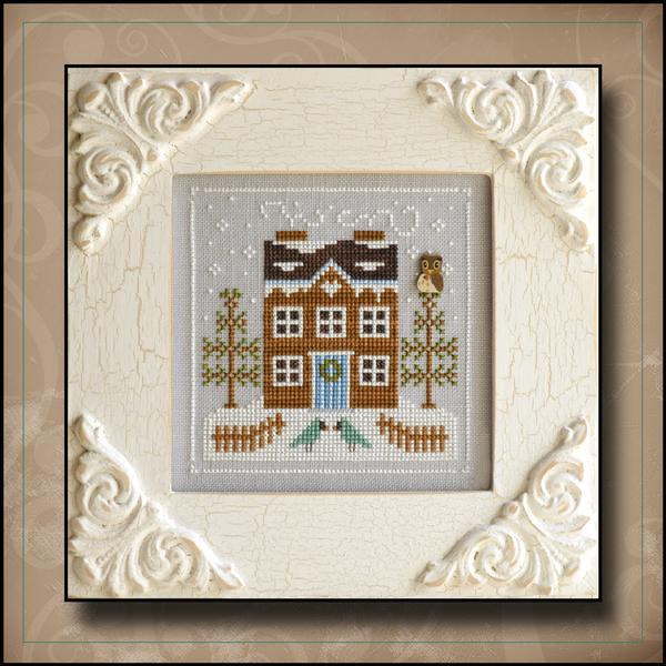 Frosty Forest #05 - Bluebird Cabin by Country Cottage Needleworks