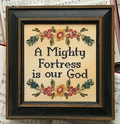 Sunday Stitches #6 ~ A Mighty Fortress - Cross Stitch Pattern